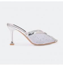 WXQ2081 Glitter Tulle Heel...
