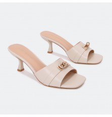 BXQ1755 نعال كعب ذو مقدمة...