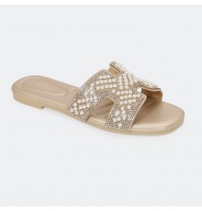 OX3068 Modern flat slippers...