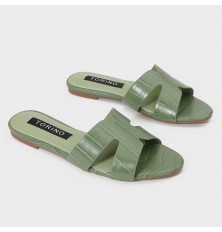 ZX2880 flat slippers with...