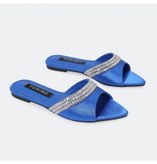 ZX2981 Satin Flat slippers