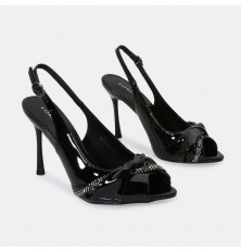 HSQ377 Shiny Heeled Sandal...