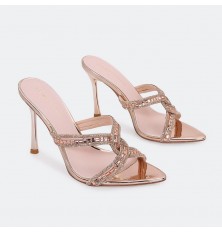 HXQ578 High-heeled slippers...