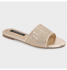 ZX3175 نعال مسطح أنيق وبراق