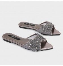 ZX3185 نعال مسطح فخم