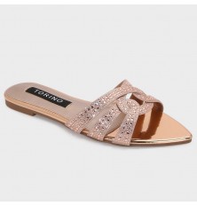 ZX3163 Shiny Flat slippers