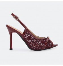 HSQ362 Lace Material Heel...