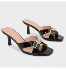 BXQ2112 Heeled slippers...