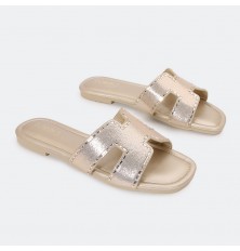 OX2790 Strass Flat Slippers