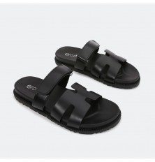 Hermez slippers with a...