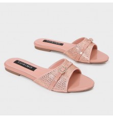 ZX2819 Stylish Strass Flat...