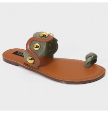 ZX2844 Flat sandals with a...