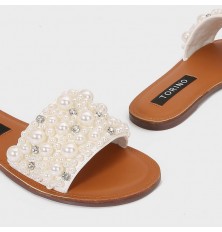 ZX2846 Flat slippers with...