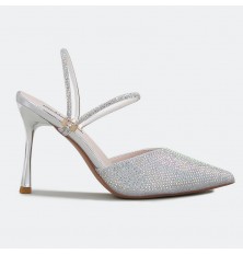 Heeled evening stiletto...