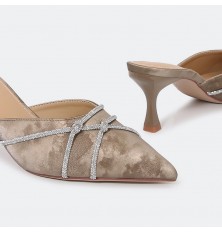 HXQB67 Elegant velvet slipper