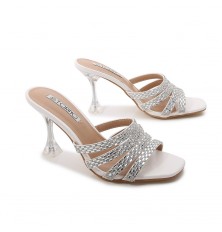 Elegant strass-studded...