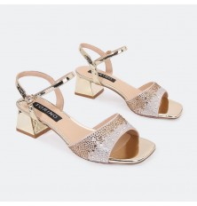 HSQG12 Shiny sandals with...
