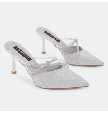 HXQ453 Mid-heeled slippers...