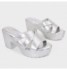 OXQ1787 نعال كعب عريض مريح...