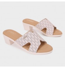 OXQ1791 نعال كعب قصير ذو...