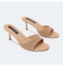 QXQ1831 Woven Toe Heeled...