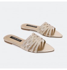 ZX2818 Flat sandals with a...