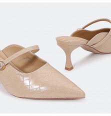 HXQB78 نعال كعب ذو مقدمة...