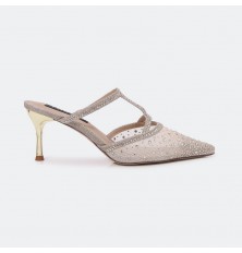 QXQB5 Tulle Plated Metallic...