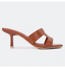 ZXQ1712 نعال كعب أنيق وكلاسيكي