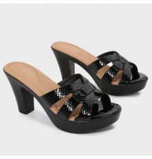 OXQ2229 Platform Slippers...