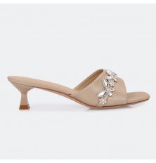 HXQ571 نعال كعب قصير مزين...