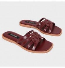 ZX2876  نعال مسطح بخامة من...