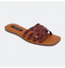 ZX2878 نعال مسطح تريند سهل...