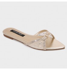 ZX3166 Flat slippers with a...