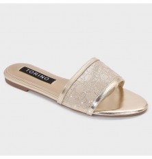 ZX3229 Flat slippers with a...