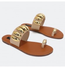 ZX2769 Flat toe slippers...