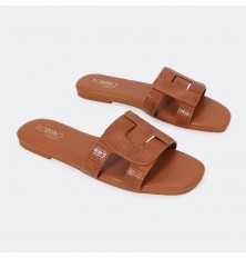 OX3045 نعال مسطح بألوان أساسية