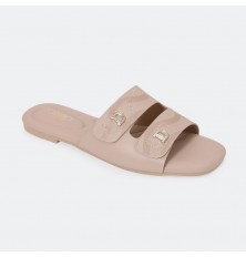 OX3048 flat slippers with...