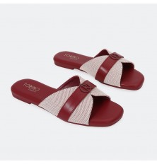 OX3054  نعال مسطح أنيق...