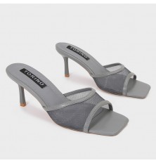 QXQ1826 Square-toed heeled...