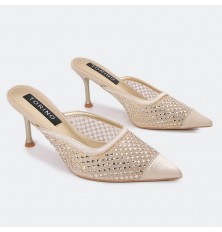 QXQ1728 نعال كعب  ذو جزء من...