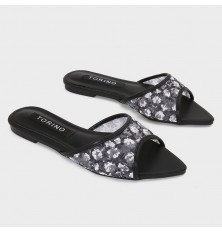 ZX3227 Flat slippers with a...