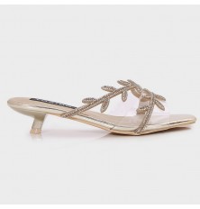 ZXQ2191 نعال كعب قصير مزين...