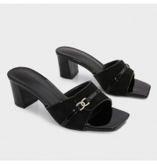 QXQ2356 Elegant Wide Heel...