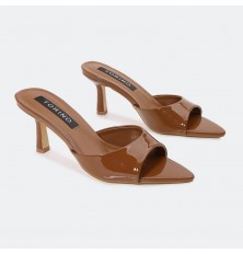 MXQ1876 Pointed open-toed...