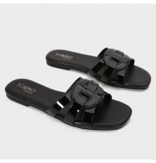 OX3221 Flat Slippers with a...