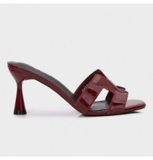 QXQ1944 Trendy shiny heeled...