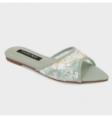 ZX3227 Flat slippers with a...