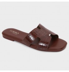 OX3211 Flat Slippers with...