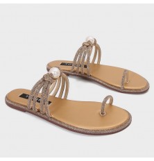 ZX3188 Flat slippers with a...